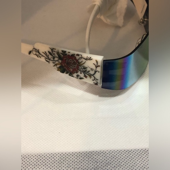 Ed Hardy frameless reflective futuristic love kills slowly shield sunglasses new main image 14